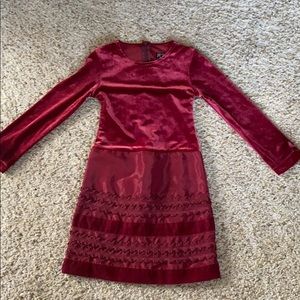 The children’s place velvet red dress